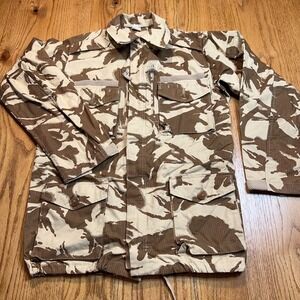 SC Condor SA Romania Desert Sand Camo Full‎ Zip Jacket Large Ripstop